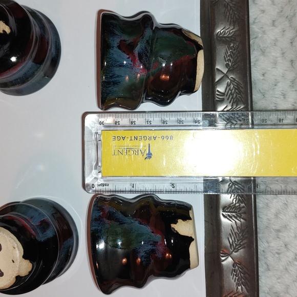 Joel Cherrico Pottery Cosmic Espresso Shot glasses set of 4 - Picture 6 of 13